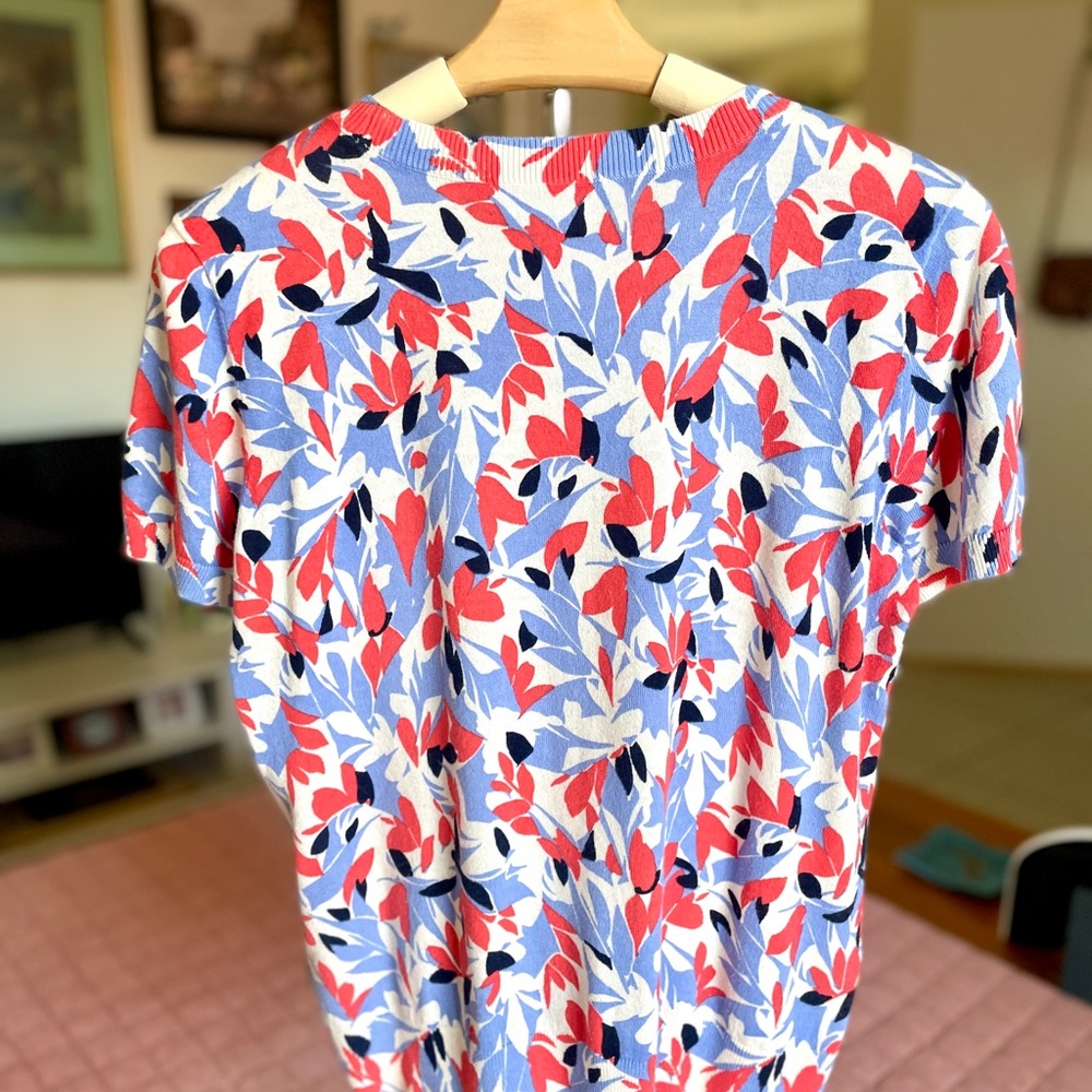 Ralph Lauren Black Label Graphic Print Short Sleeve Top - Picture 2 of 5